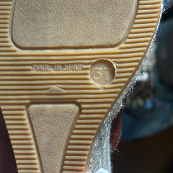 Top luxury brand GAIMO espadrille wedge sandals Size 37 - Picture 5 of 7